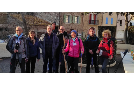 LA GRANDE RANDONNÉE VERS PARIS ça continu de Fitou à Roquefort des Corbières